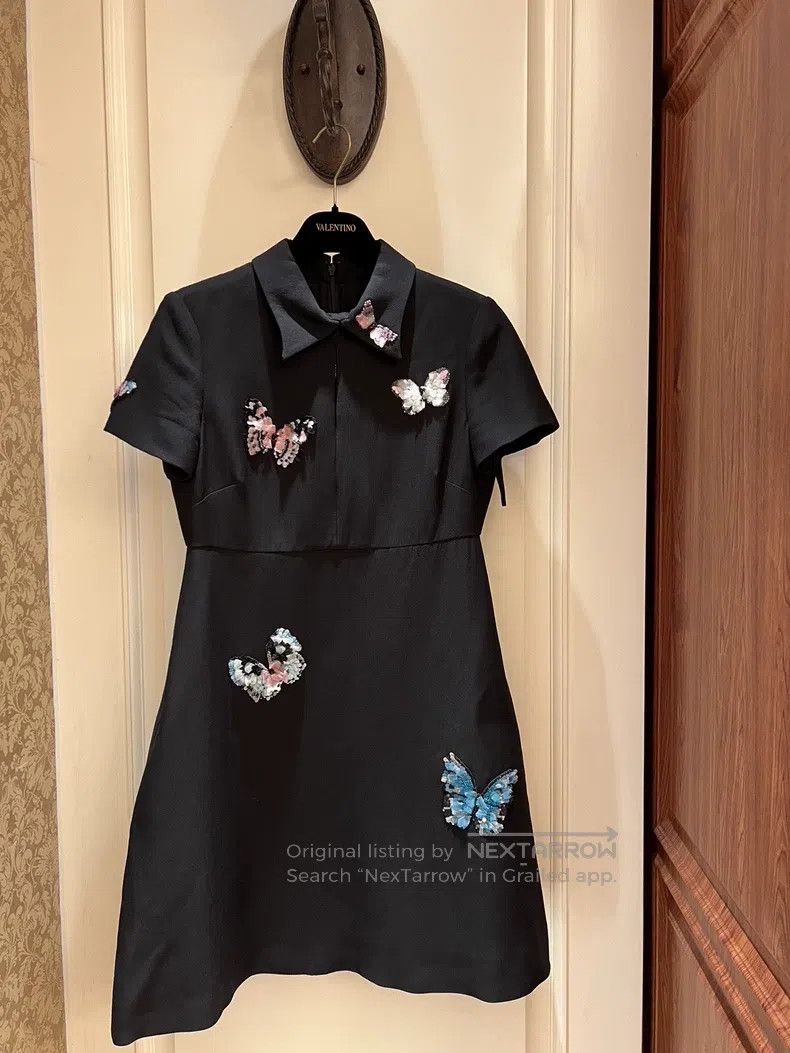 Valentino Valentino Butterfly embroidered dress Size S / US 4 / IT 40 - 1 Thumbnail
