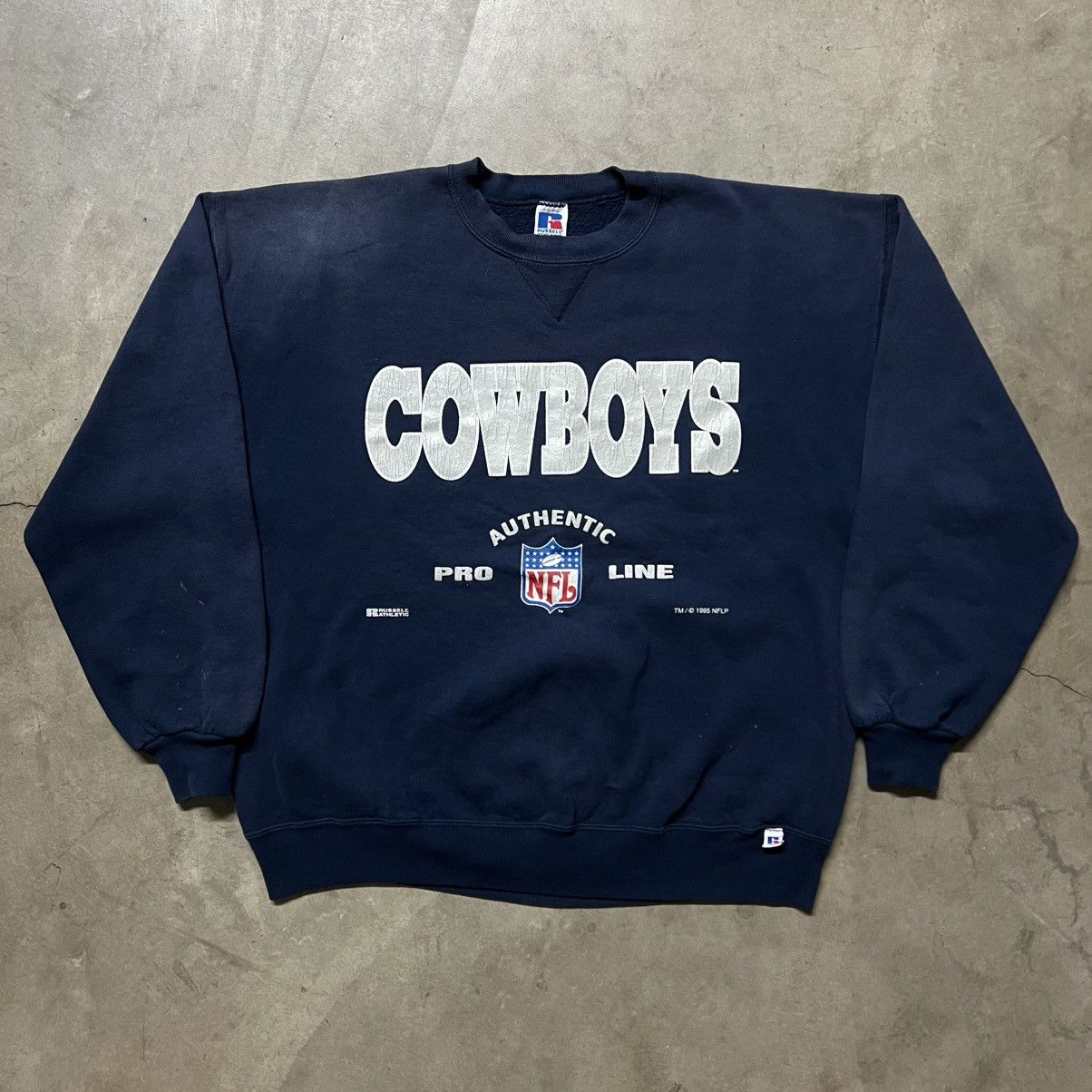 NFL × Russell Athletic × Vintage Vintage 90’s NFL Dallas Cowboys 🇺🇸 Russell Athletic Sweater Size US XL / EU 56 / 4 - 3 Thumbnail
