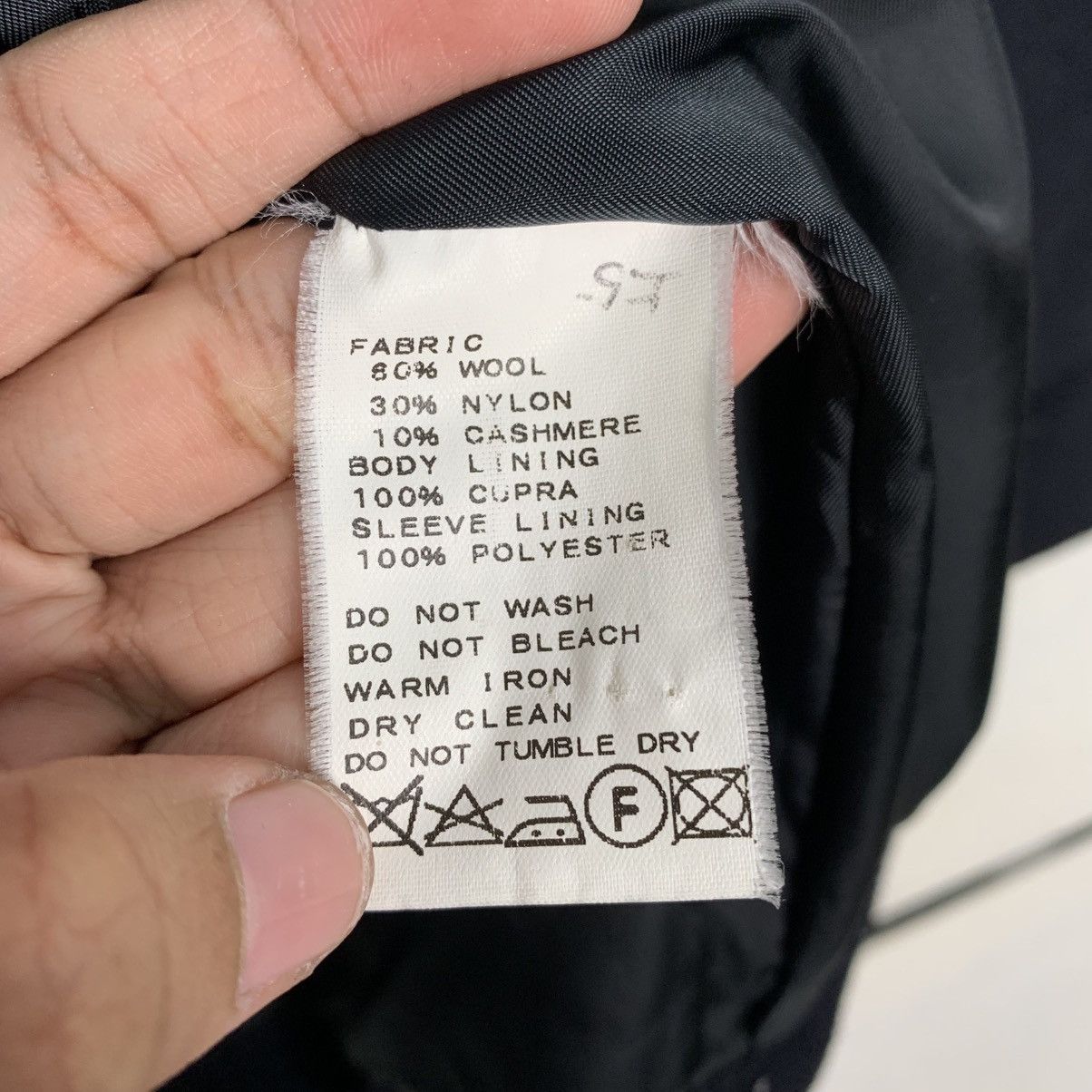 Japanese Brand Spick And Span Double Breasted Wool Cashmere Jacket Size S / US 4 / IT 40 - 17 Thumbnail