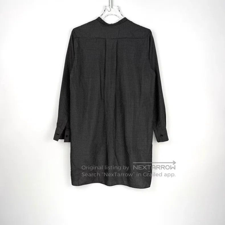 Dior Dior Black small plaid bee logo mulberry silk shirt Size XXS / US 00 / IT 34 - 4 Thumbnail