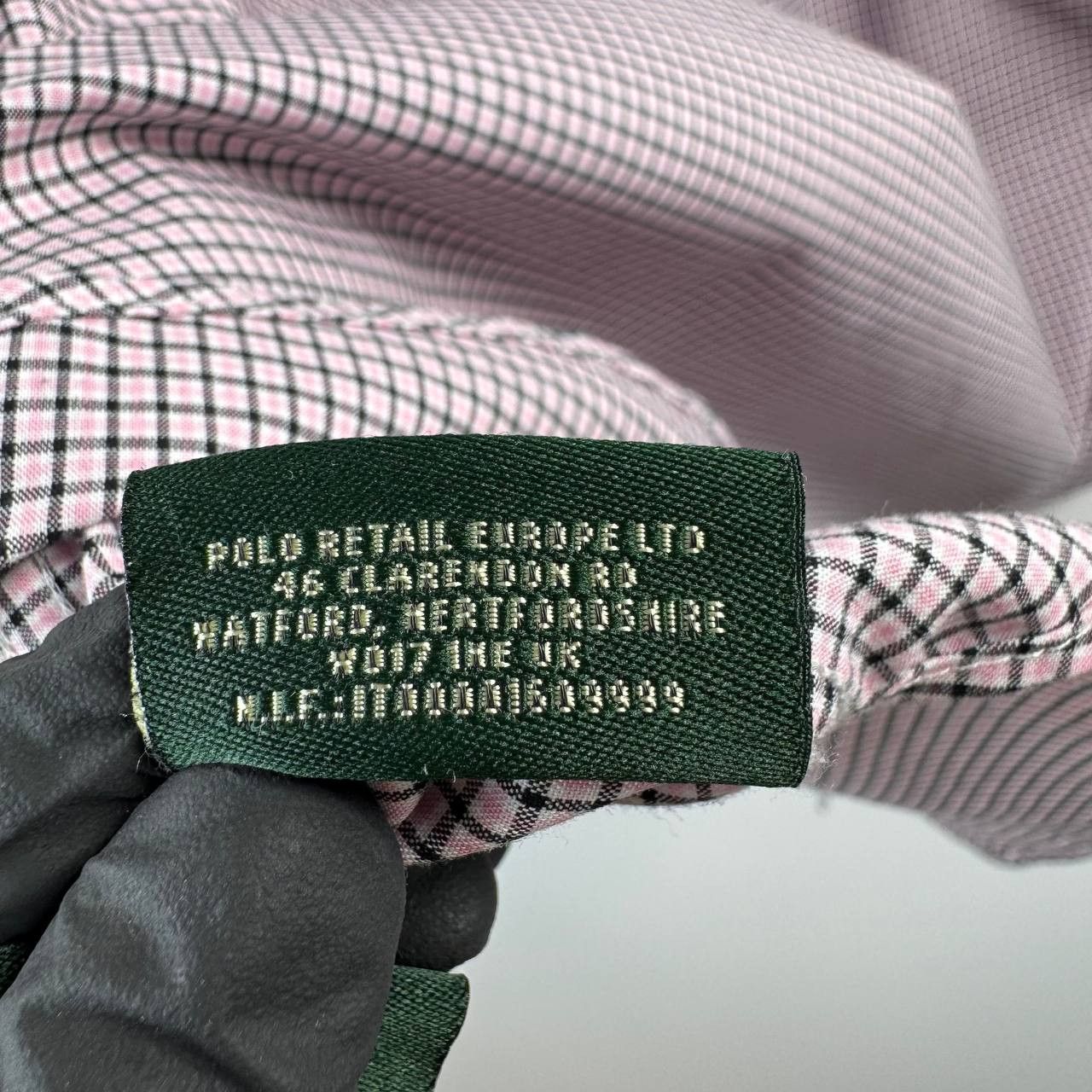 Ralph Lauren Ralph Lauren Non Iron Shirt Pink Check Mens Size 16 40/41 Size US L / EU 52-54 / 3 - 6 Thumbnail