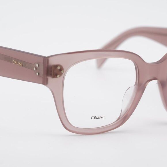 Celine Celine CL50110U 045 Eyeglasses Shiny Light Brown 52mm Square Size ONE SIZE - 2 Thumbnail