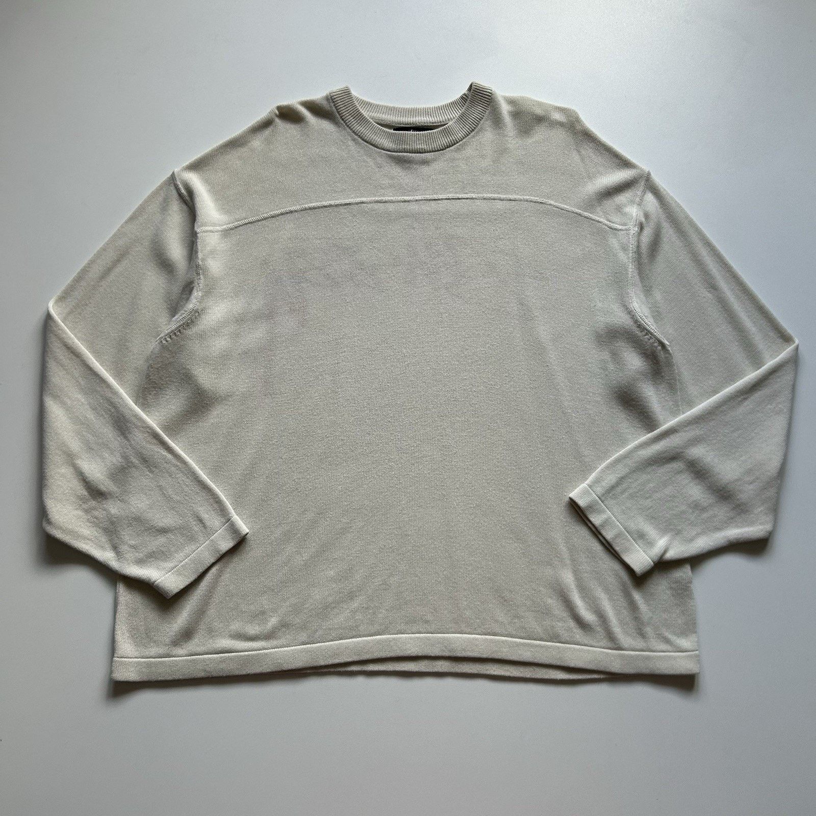 Stussy Stussy Football Crew Shirt Medium Long Sleeve Viscose Rare Size US M / EU 48-50 / 2 - 4 Thumbnail