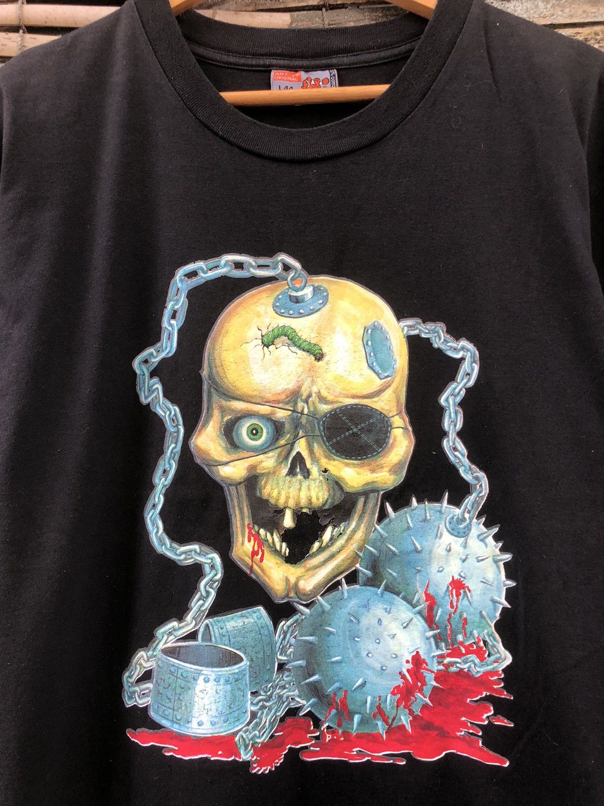 Japanese Brand × Vintage RARE Vintage Y2K Ripleys Skull Haunted Advanture Tee Size US L / EU 52-54 / 3 - 2 Thumbnail