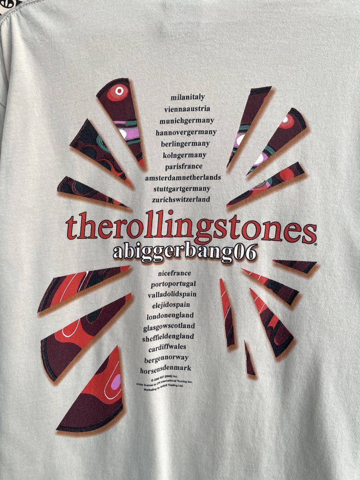 Band Tees × The Rolling Stones × Vintage Vintage 2006 The Rolling Stones Long Sleeve Shirt Big Logo Size US S / EU 44-46 / 1 - 10 Thumbnail