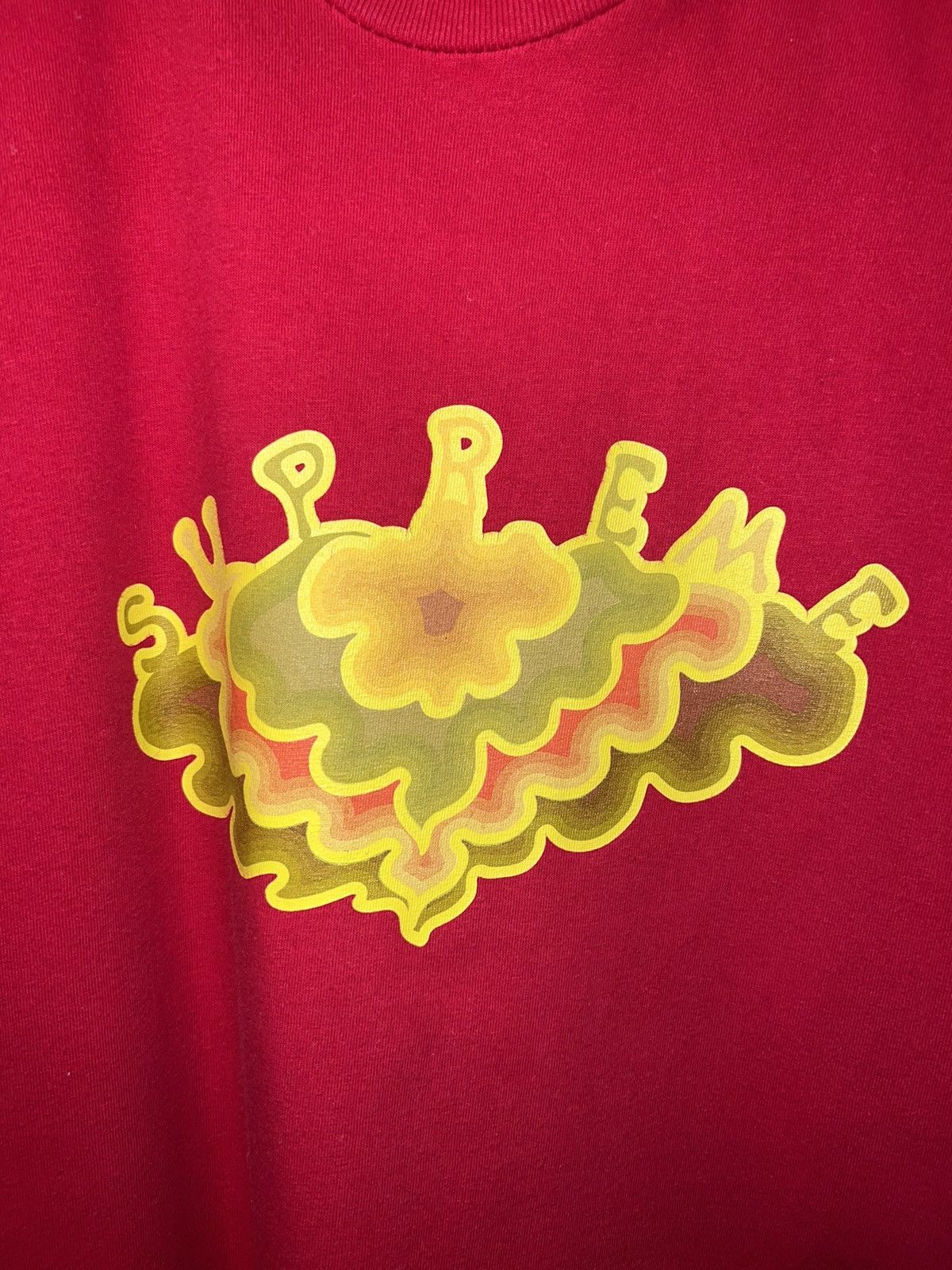 Supreme Supreme Red Cloud Tee Sz L Size US L / EU 52-54 / 3 - 2 Thumbnail
