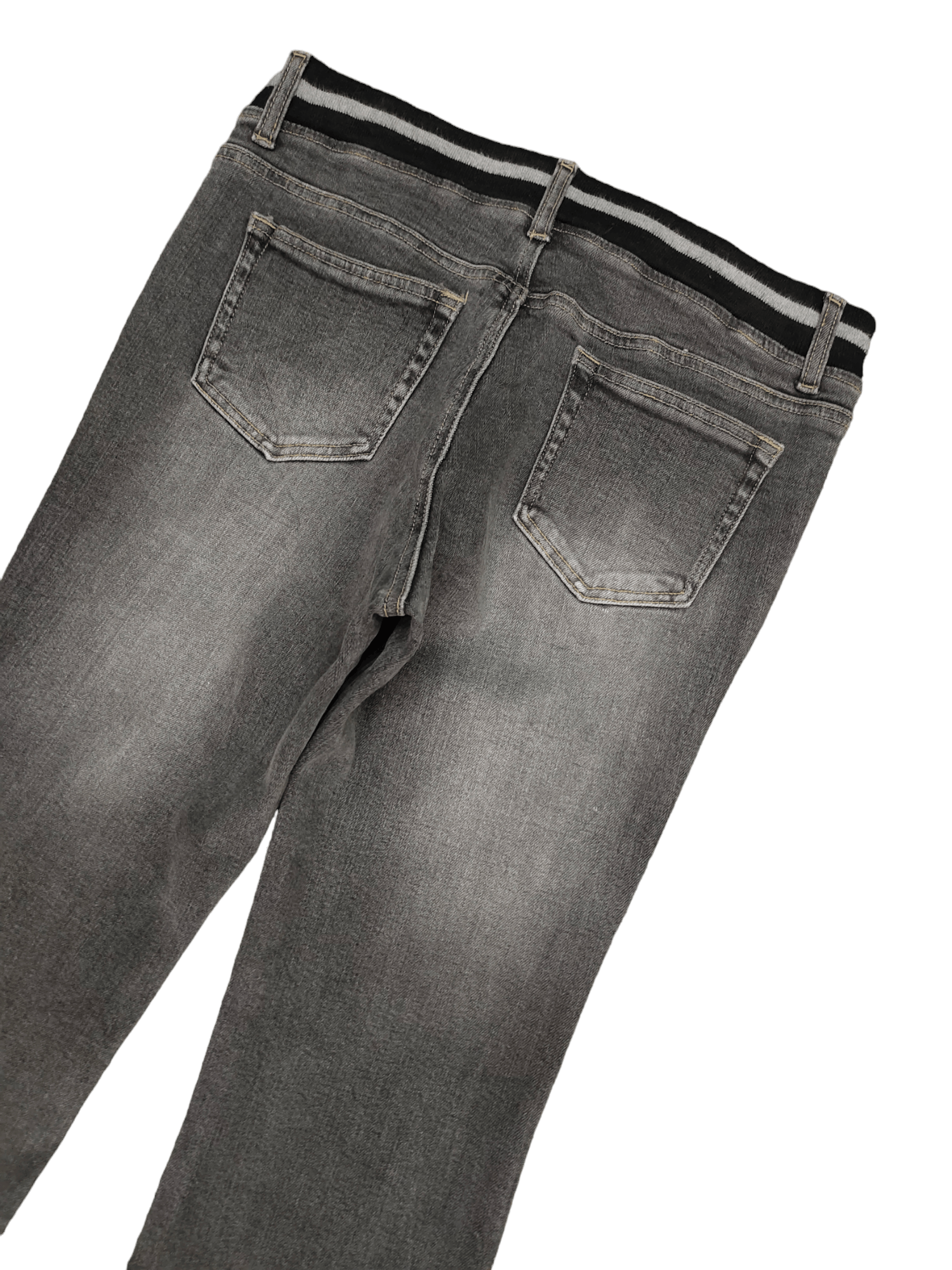 If Six Was Nine Flare Jeans Oririn Side Tape Faded Boot Cut Y2k Mudmax Size US 30 / EU 46 - 15 Thumbnail