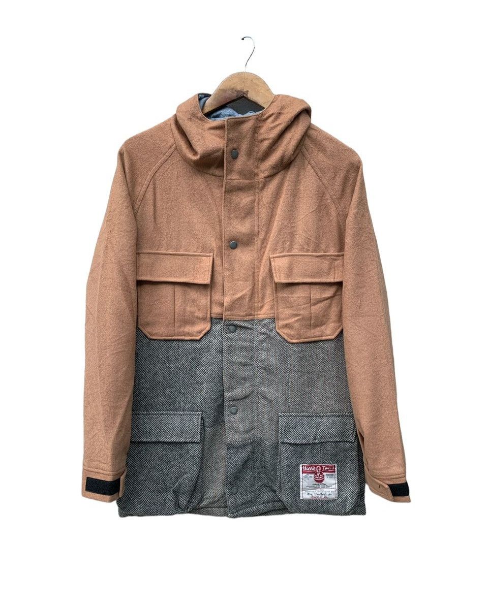 Harris Tweed Vintage Harris Tweed Hoodie Zipper Button Jacket Size US M / EU 48-50 / 2 - 1 Thumbnail