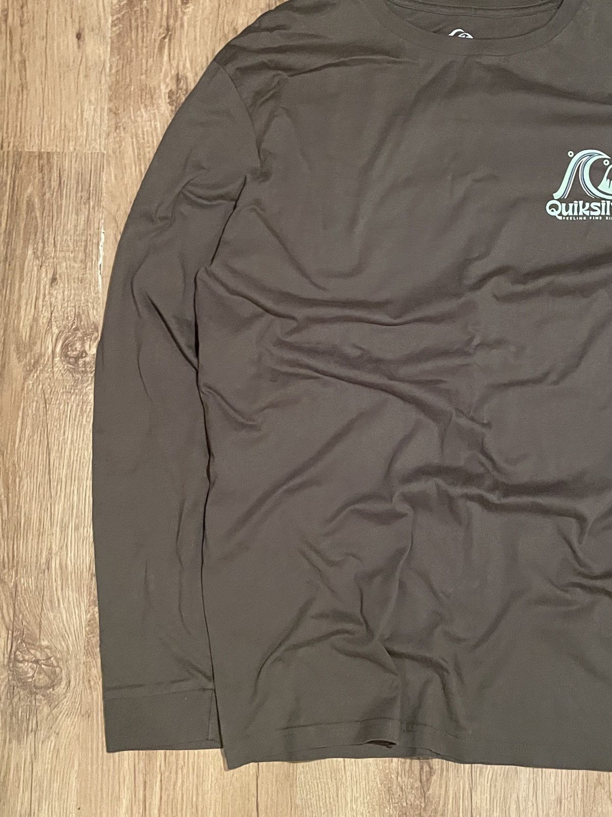 Quiksilver × Vintage QuickSilver Vintage Surf Style Long Sleeve Big Central Logo Size US M / EU 48-50 / 2 - 8 Thumbnail