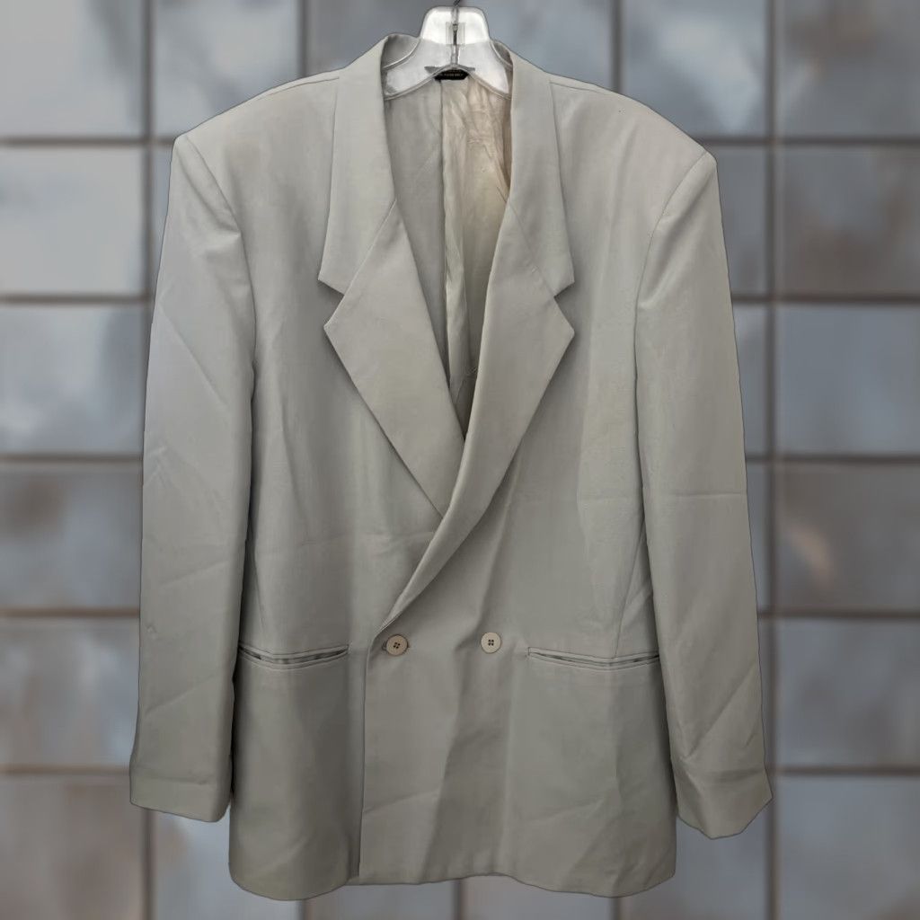 ジャケット・アウター 90s sheer beige double-breasted jacket il_fullxfull.4861714430_a767.jpg
