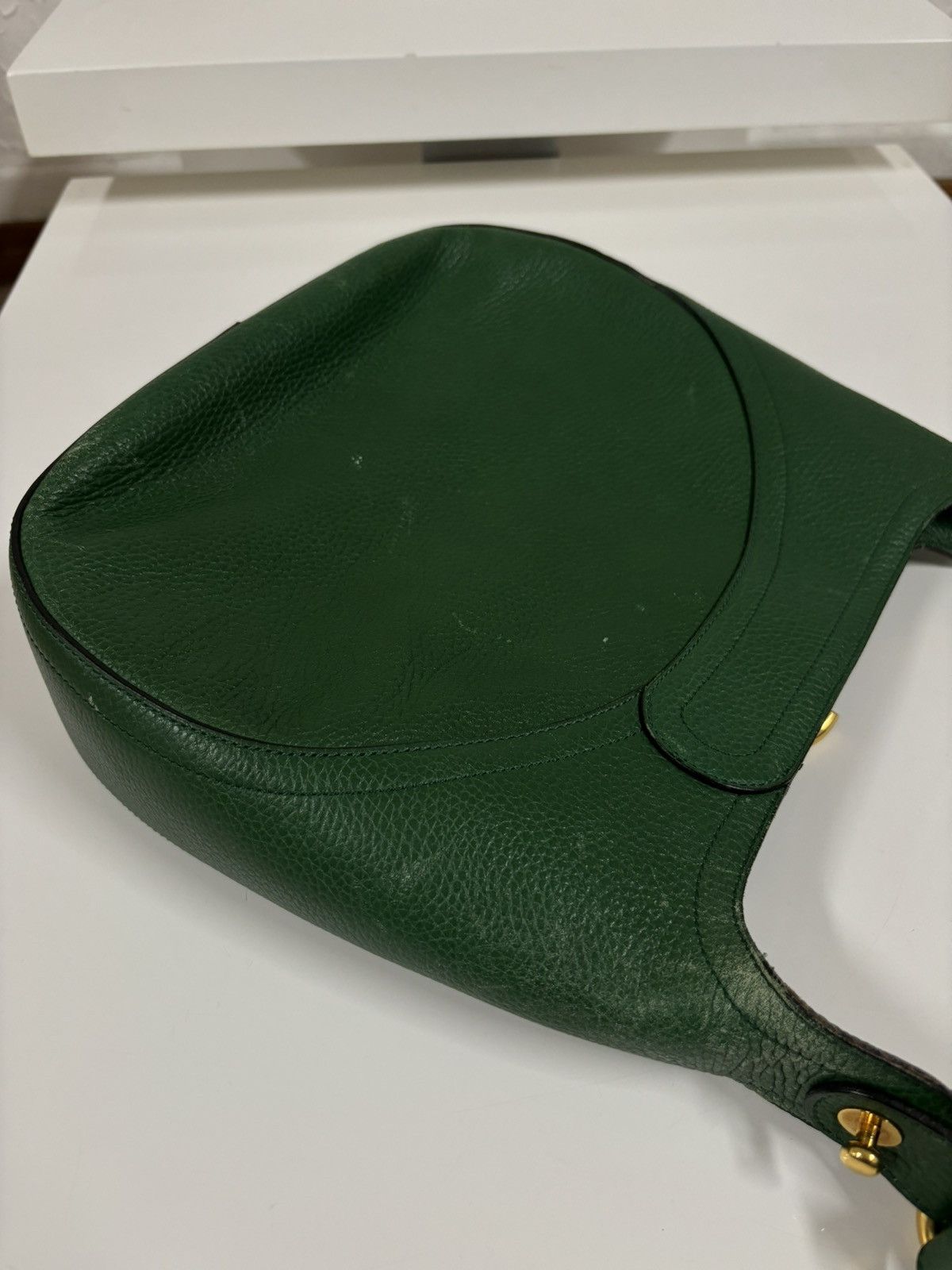 Delvaux RARE 1997 Souverain Leather Gold Hardware Shoulder Hand Bag Size ONE SIZE - 16 Thumbnail