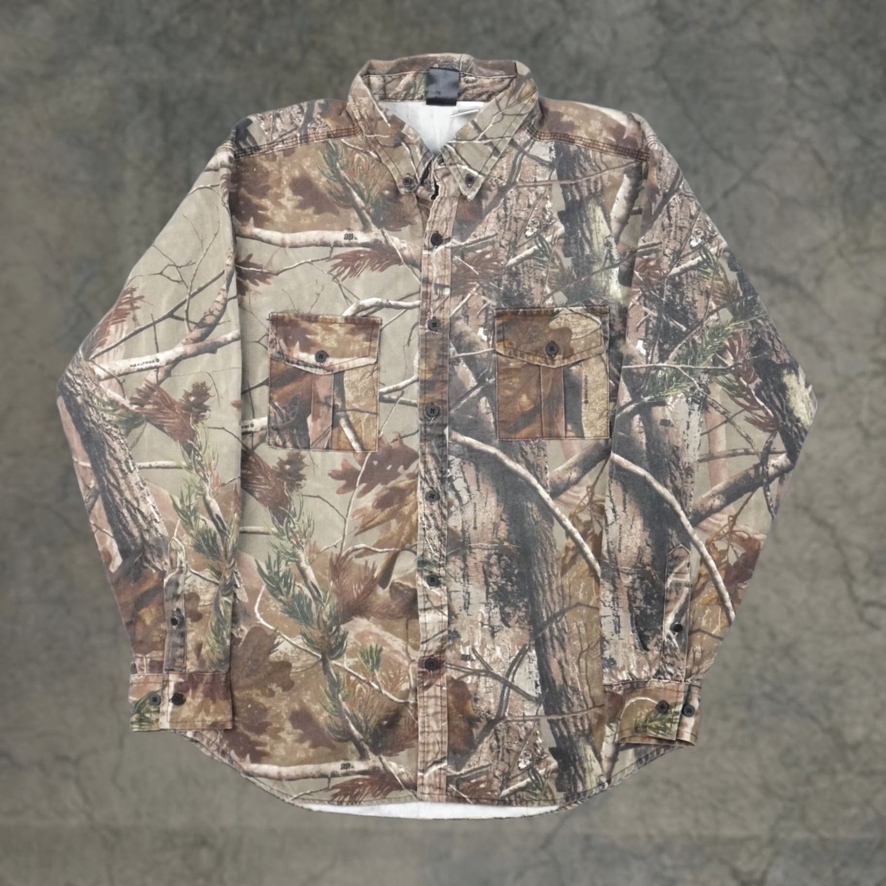 Realtree Realtree RealTree Camo Mens Large Multicolor Long Sleeve Full Button Collared Shirt Size US L / EU 52-54 / 3 - 1 Thumbnail