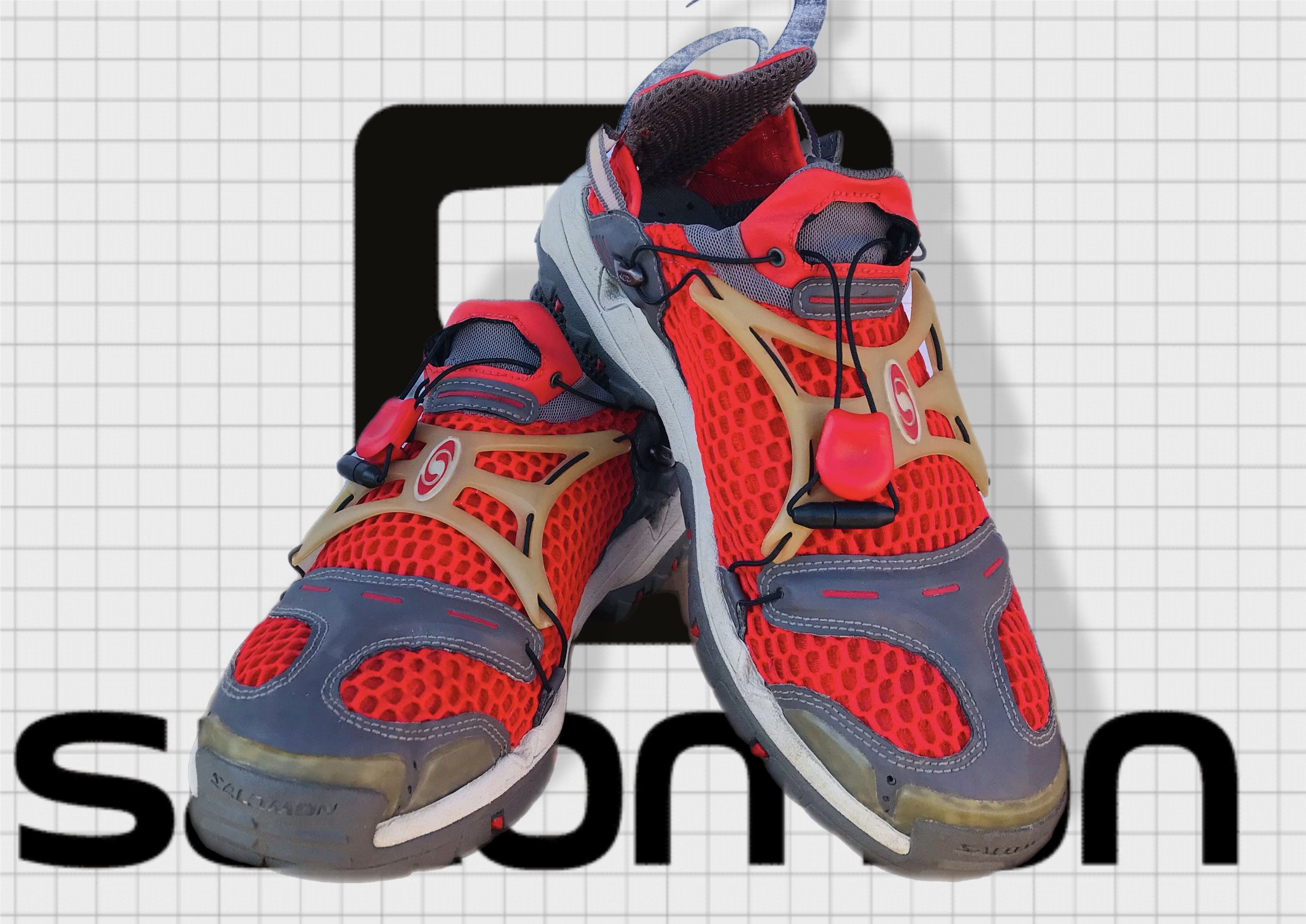 Salomon Salomon Techamphibian Sandals Hiking Vintage Water Shoes Y2K Size US 8.5 / EU 41-42 - 7 Thumbnail