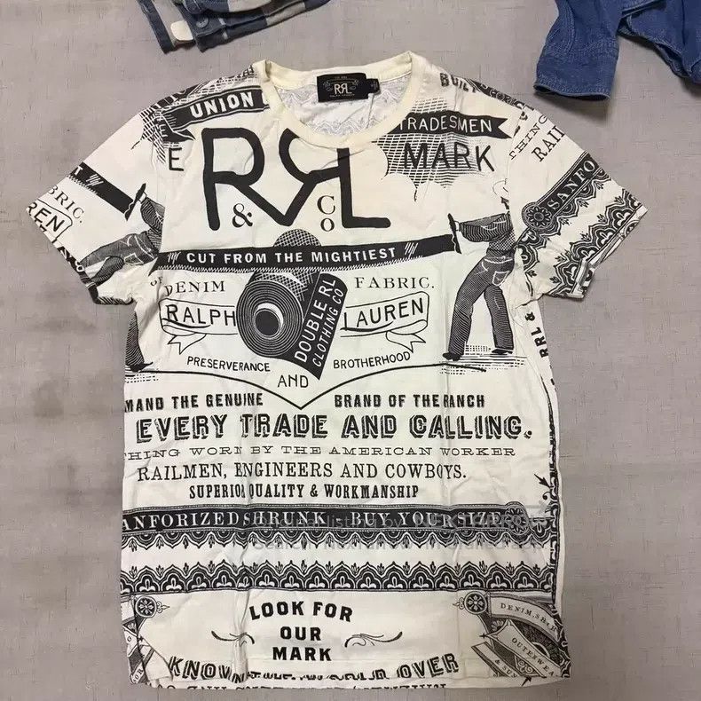 RRL Ralph Lauren RRL Ralph Lauren Old T-shirt Size US M / EU 48-50 / 2 - 1 Thumbnail