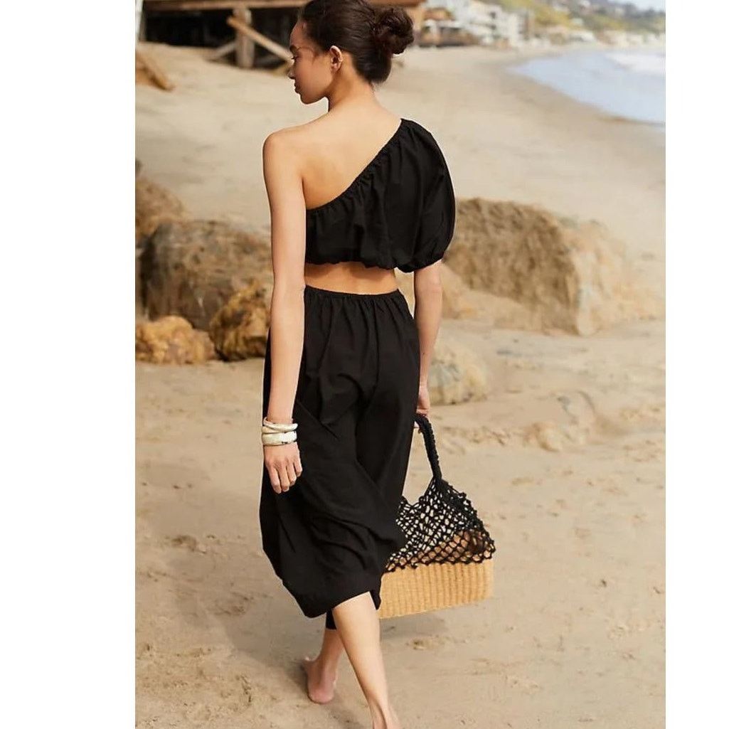 Anthropologie New Anthropologie Stateside One-Shoulder Twist Maxi Dress Size XS / US 0-2 / IT 36-38 - 4 Thumbnail