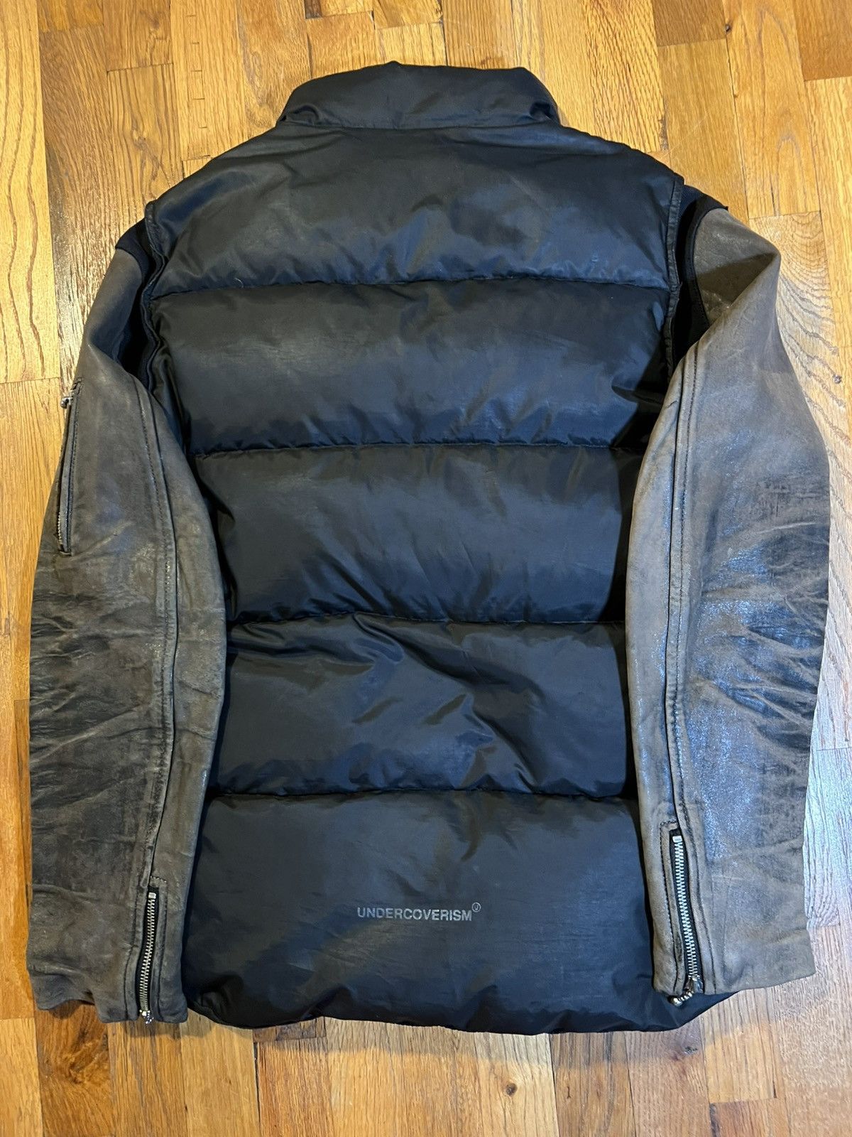 Undercover Undercover Leather Sleeve Down Jacket Size US L / EU 52-54 / 3 - 2 Thumbnail