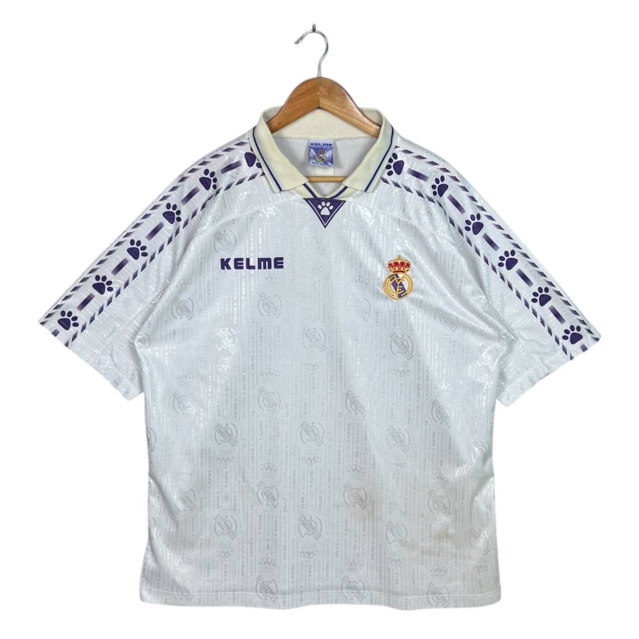 Vintage Vintage Real Madrid 96-97 Home Kelme La Liga Soccer Jersey Size US XL / EU 56 / 4 - 1 Thumbnail