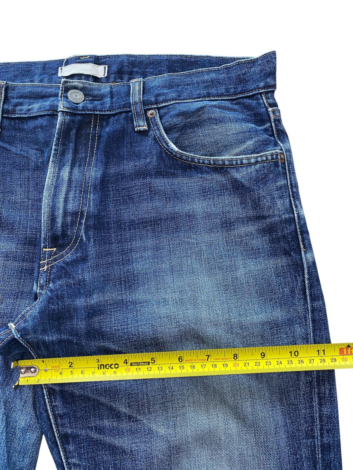 Uniqlo Uniqlo Faded Wash Whiskered Style Baggy Jeans Size US 34 / EU 50 - 7 Thumbnail