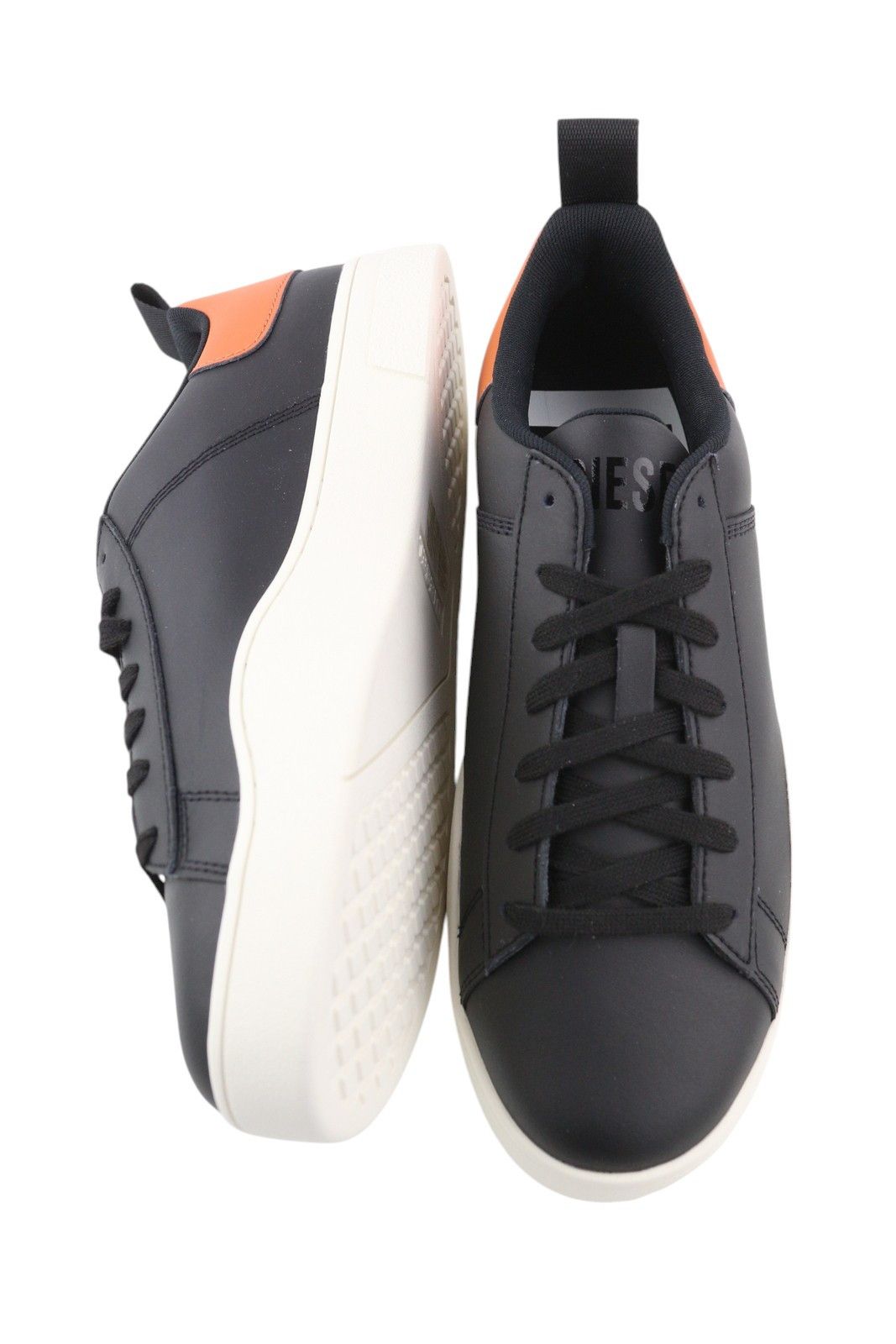 Diesel S-CLEVER LOW LACE EU45 Black Cow Leather 41554 Size US 12 / EU 45 - 5 Thumbnail