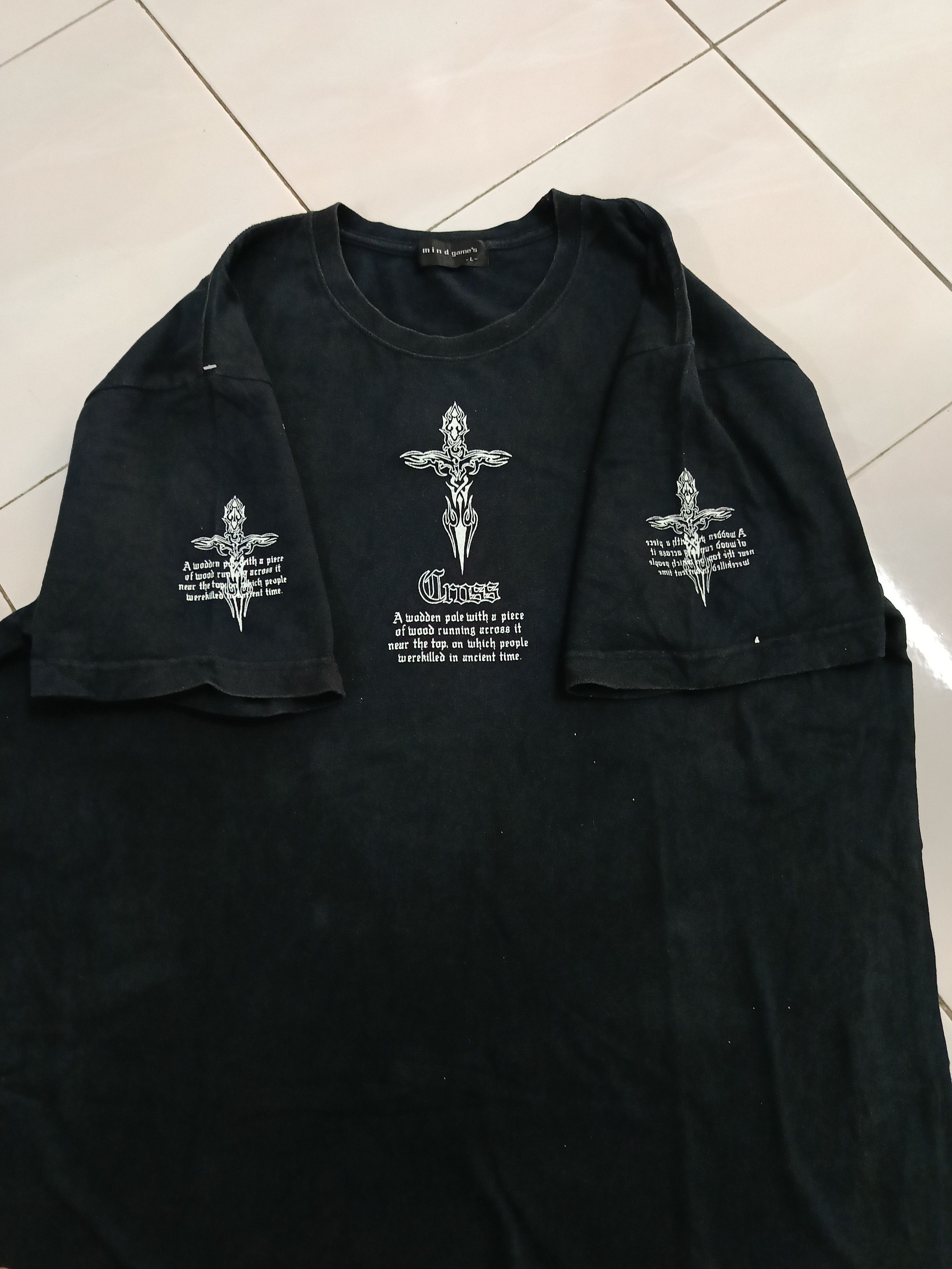 Vintage Vtg Chrome Hearts Inspired Tee Size US M / EU 48-50 / 2 - 3 Thumbnail