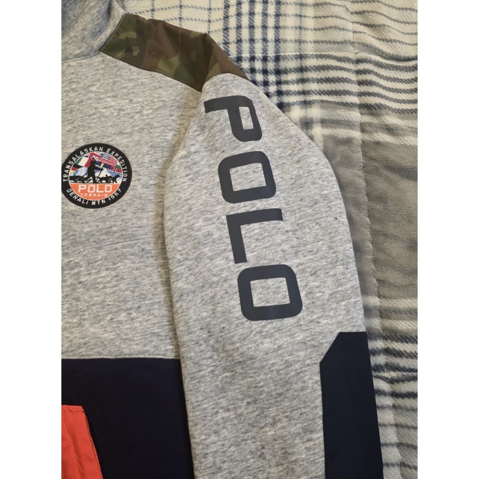 Polo Ralph Lauren Polo Ralph Lauren Transalaskan Expedition Pullover Grey Camo Terrain Mock Medium Sweatshirt Long Sleeve Camouflage Pockets Mens Size US M / EU 48-50 / 2 - 4 Thumbnail