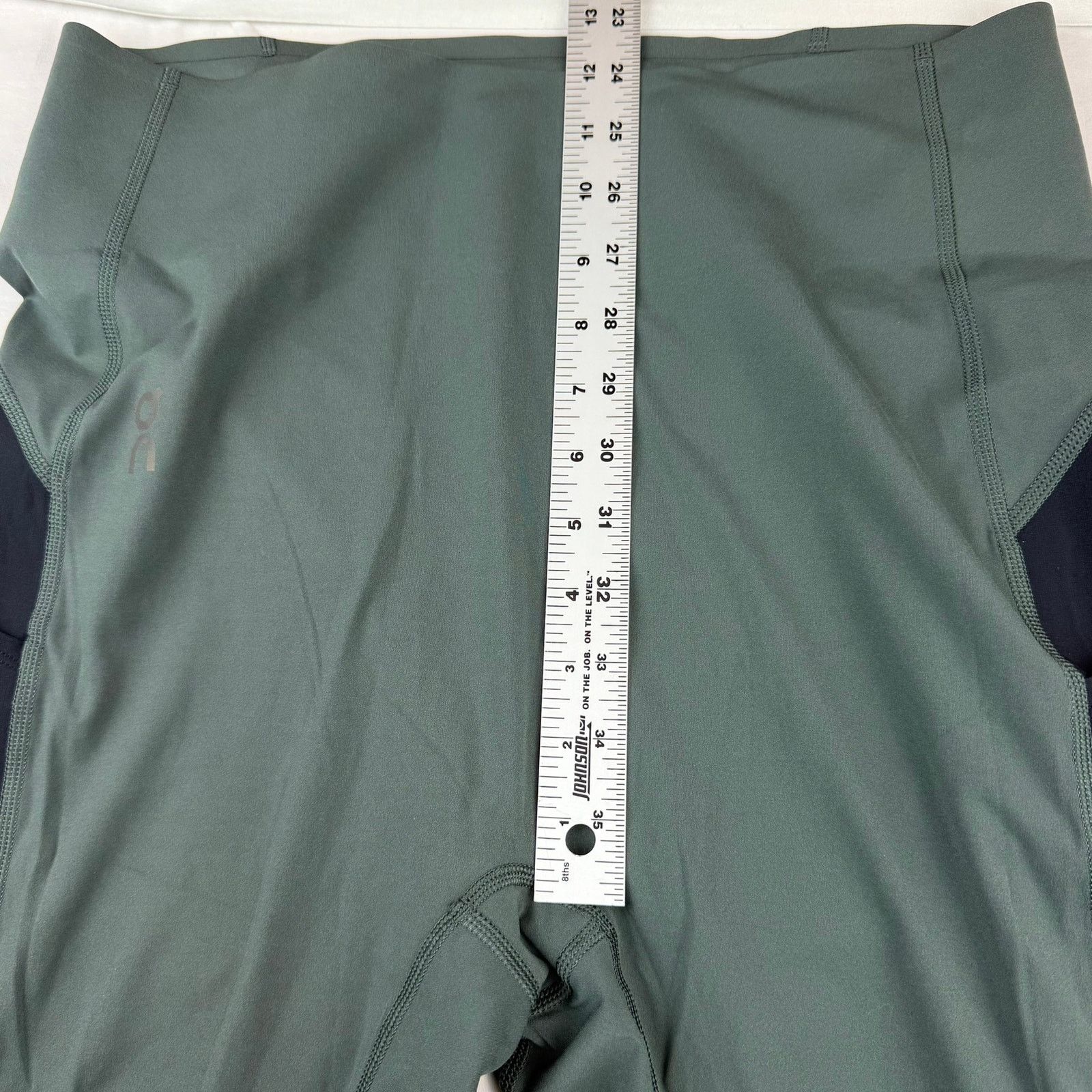 On On Cloud Running Trek Tight Women's XL Sage Green Black Size 34" / US 12 / IT 48 - 8 Thumbnail