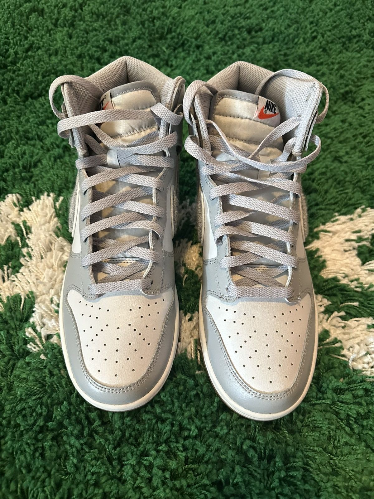 Nike Dunk Hi University Chenille Gray 11 Size US 11 / EU 44 - 4 Thumbnail