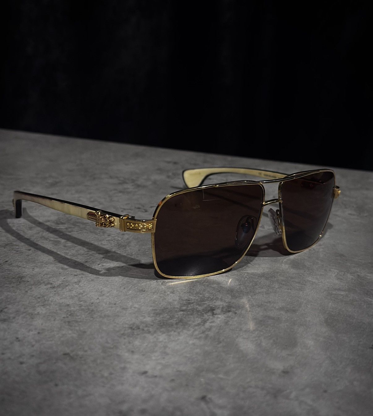 Chrome Hearts chrome hearts gold filled throb dagger sunglasses Size ONE SIZE - 1 Thumbnail