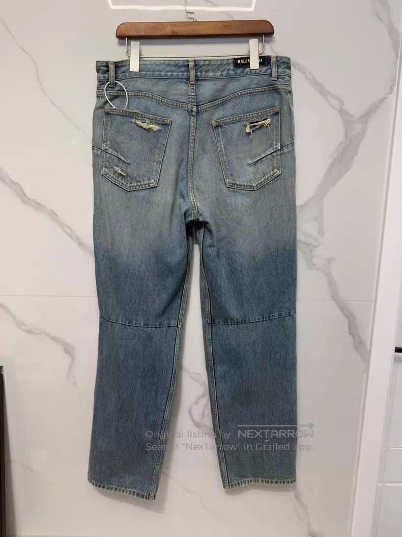 Balenciaga Balenciaga Distressed Denim Jeans Size US 31 - 2 Thumbnail