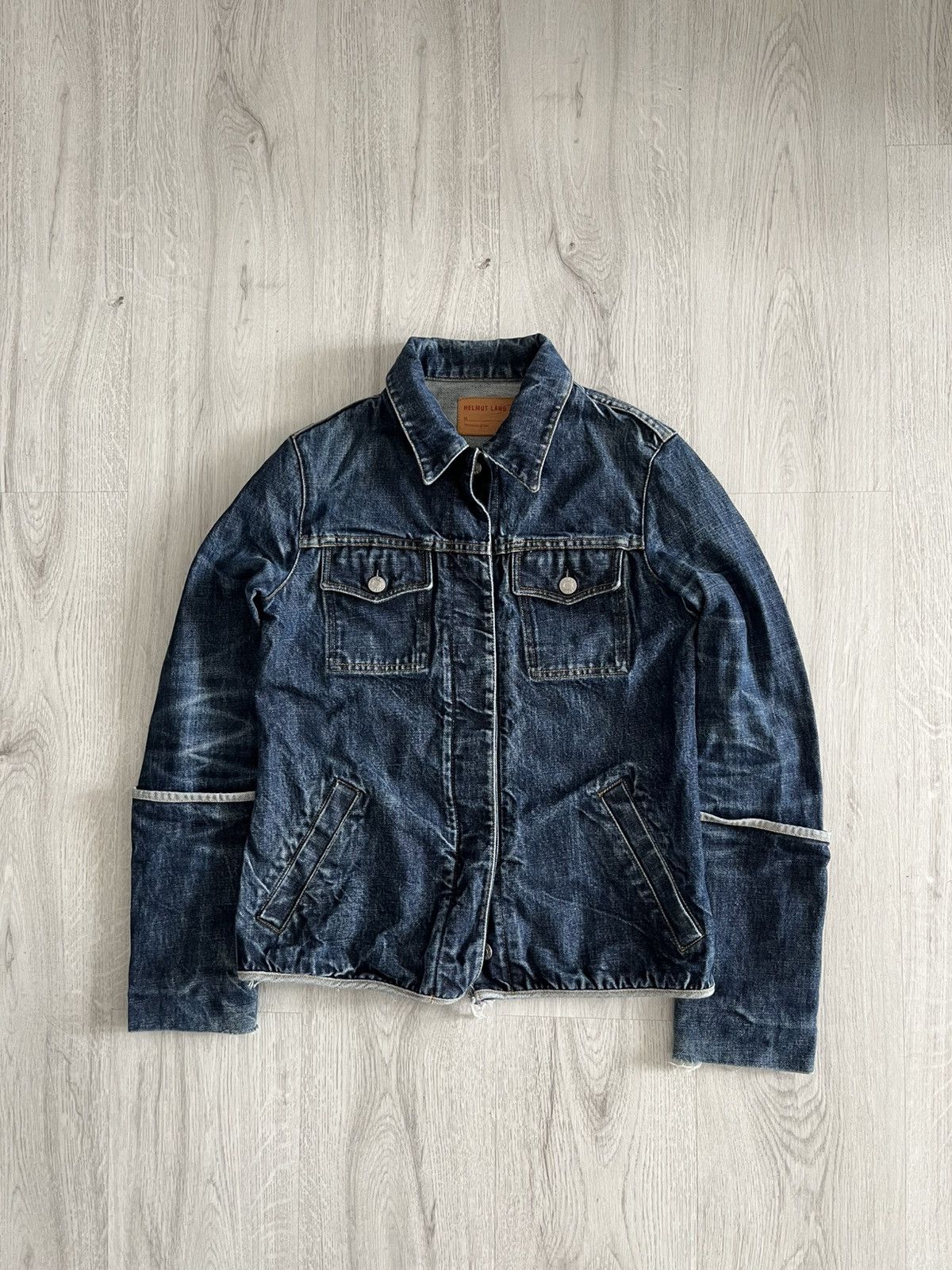 Helmut Lang Helmut Lang 1997 Gtr Denim jacket Size US M / EU 48-50 / 2 - 2 Thumbnail