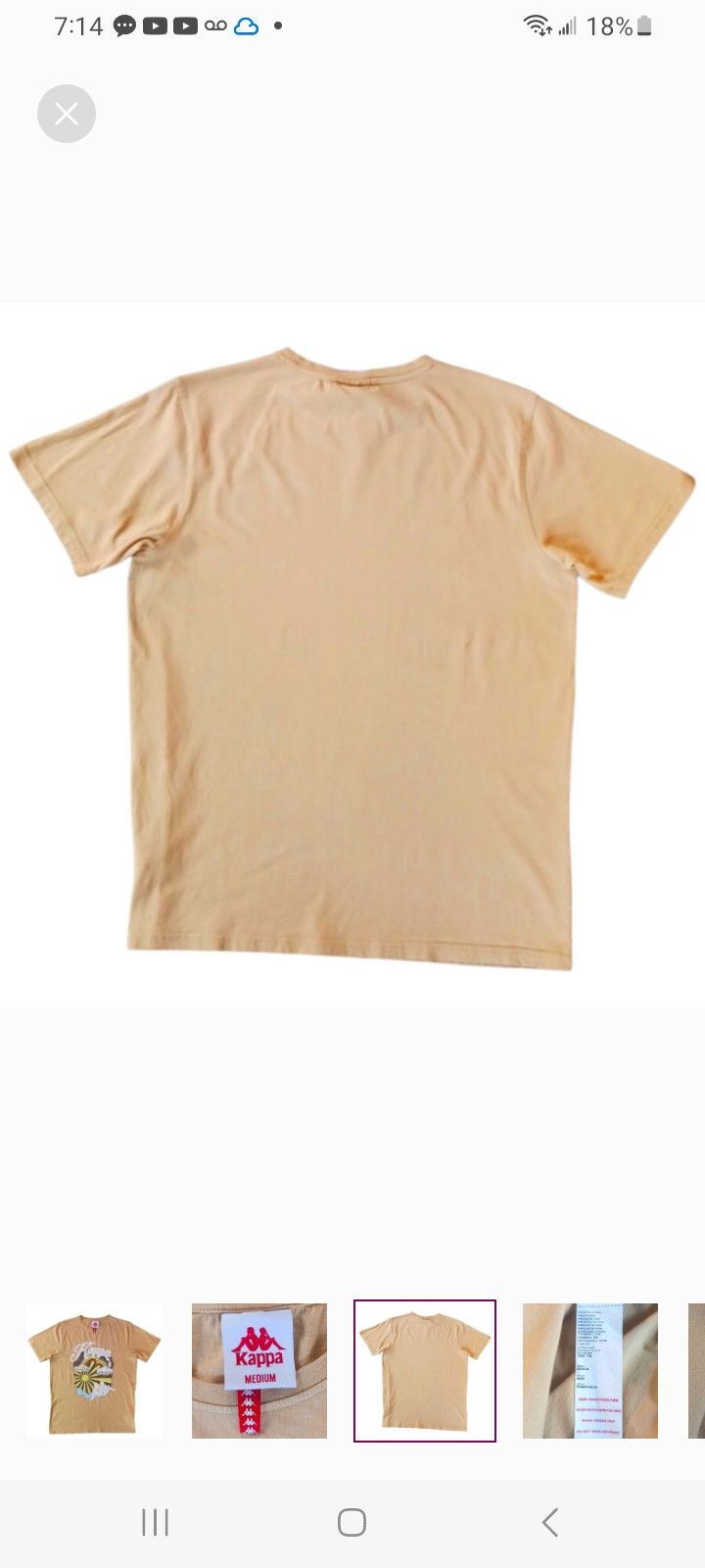 Kappa Kappa Authentic Kingston T-Shirt Size US M / EU 48-50 / 2 - 3 Thumbnail