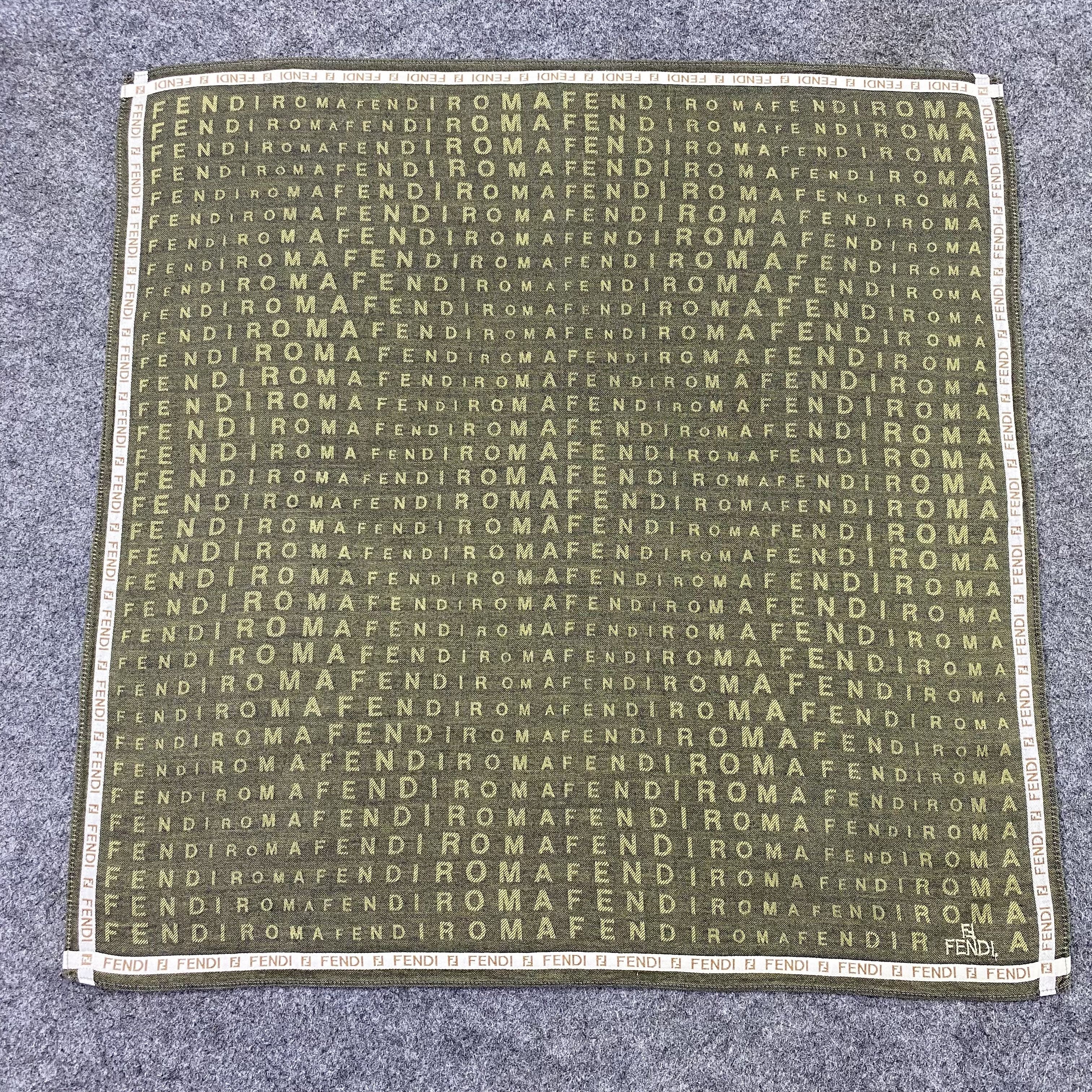 Fendi Fendi Handkerchief Neckerchief Bandana-B1700 Size ONE SIZE - 3 Thumbnail