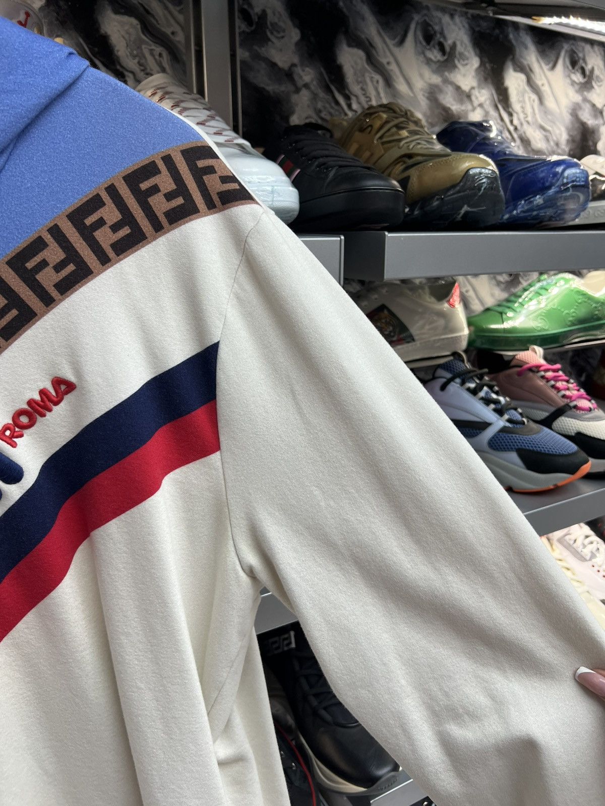 Fendi Fendi Monogram Hoodie Size US XXL / EU 58 / 5 - 4 Thumbnail