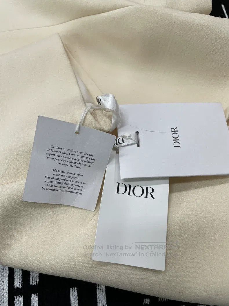Dior Dior Off-white short sleeves Size XXS / US 00 / IT 34 - 3 Thumbnail