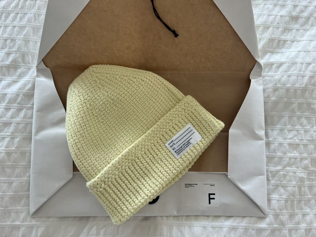 Visvim KNIT BEANIE COTTON yellow Size ONE SIZE - 3 Thumbnail