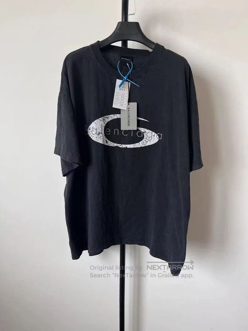 Balenciaga Balenciaga Logo Loose Crewneck Short Sleeve T-Shirt. Size US L / EU 52-54 / 3 - 1 Thumbnail