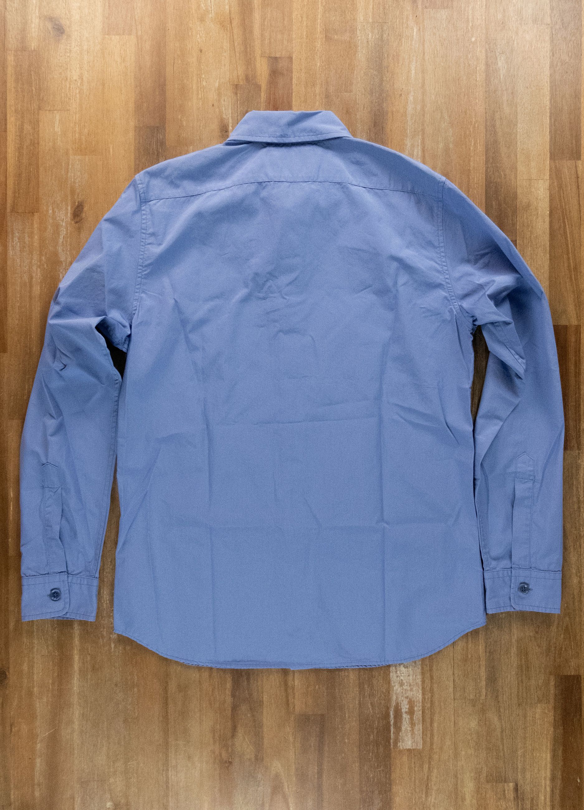 Aspesi ASPESI solid blue cotton patch pockets utility shirt Medium Size US M / EU 48-50 / 2 - 8 Thumbnail