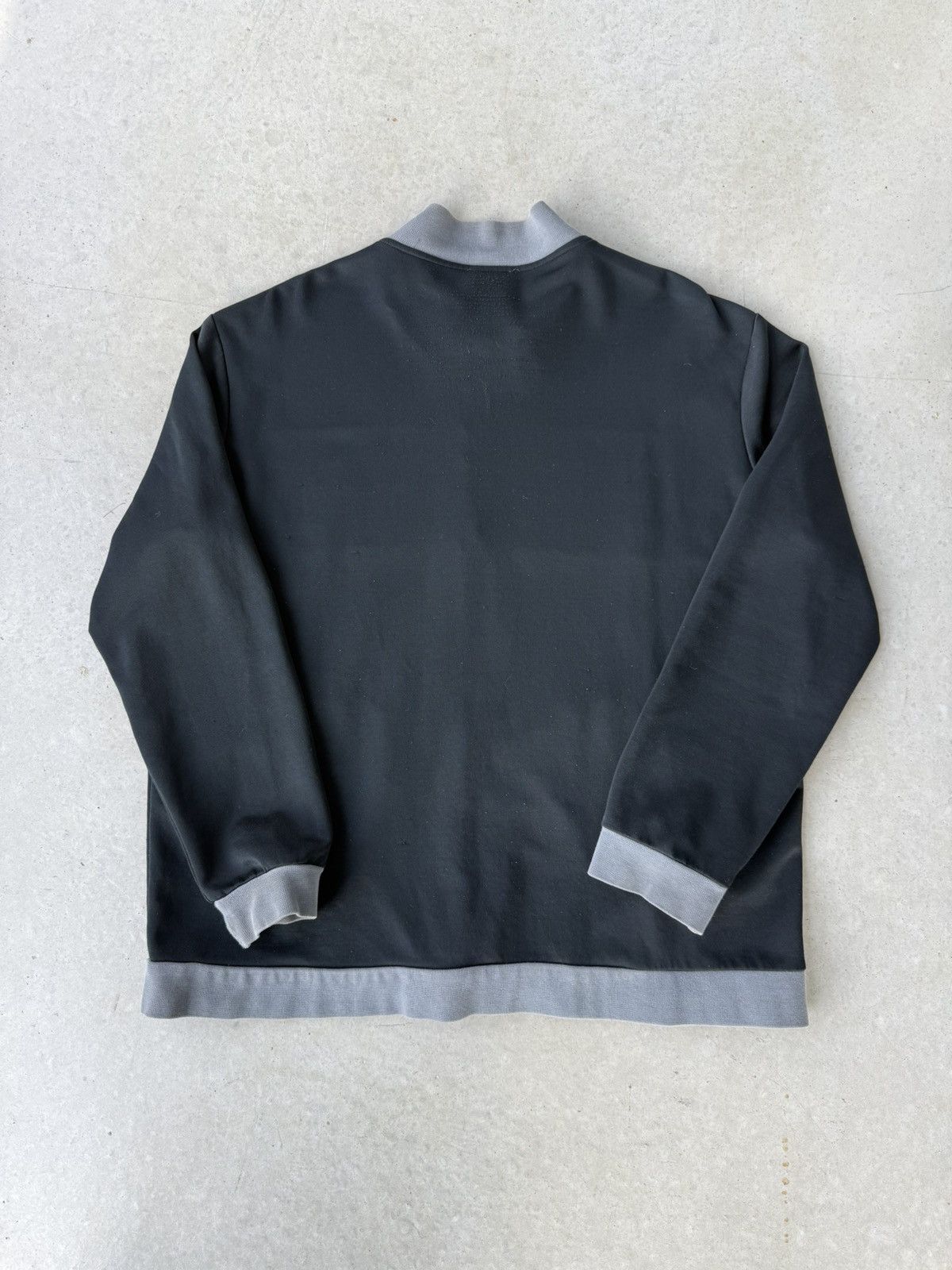 Lacoste Vintage 2000s Black Lacoste Zip Up Track Jacket Size US XL / EU 56 / 4 - 3 Thumbnail