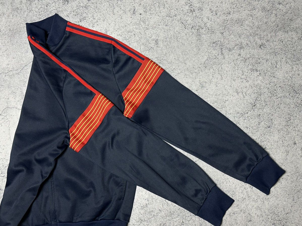 Adidas Vintage Adidas 80s Ventex Track Jacket Bomber Navy Blue Size US M / EU 48-50 / 2 - 9 Thumbnail