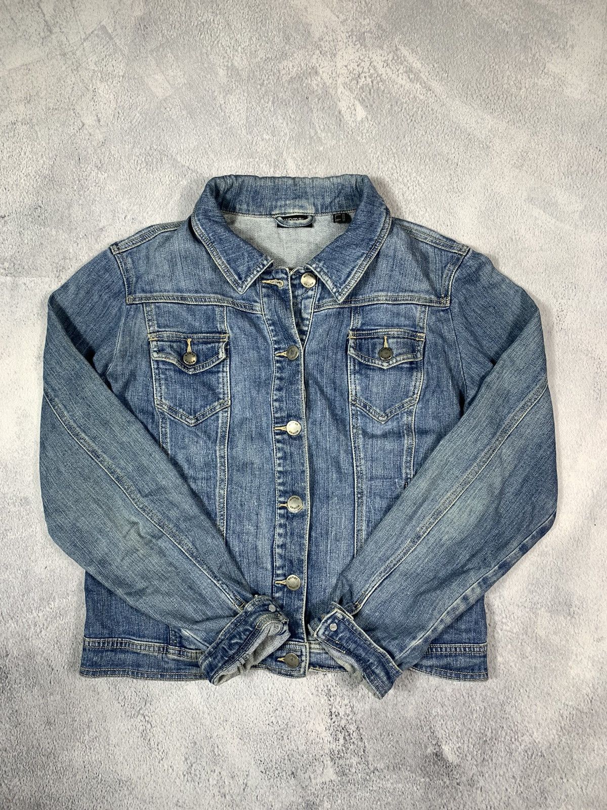 Japanese Brand × Vintage Vintage Y2K Japanese Denim Jacket jeans retro style Size M / US 6-8 / IT 42-44 - 1 Thumbnail