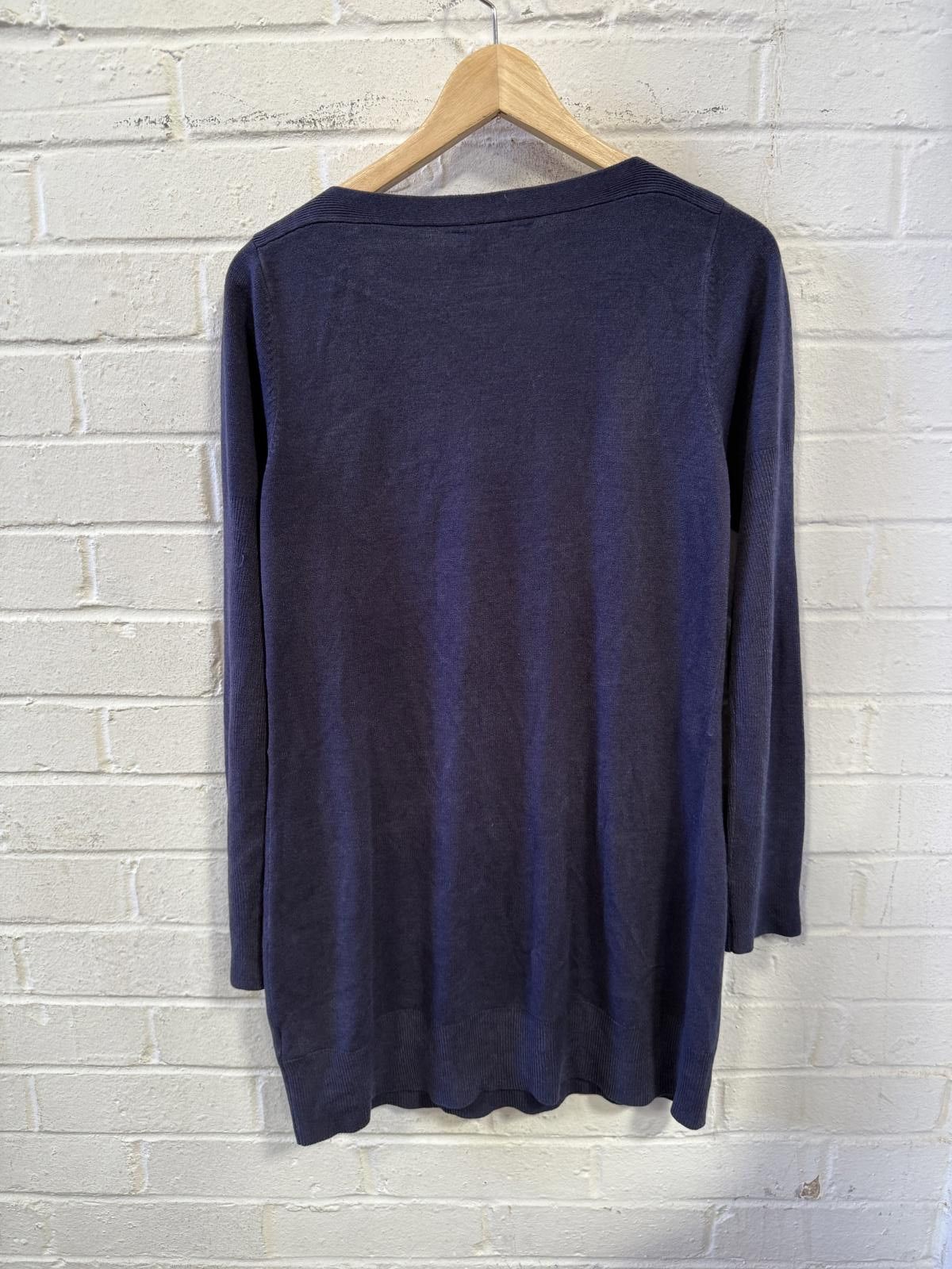 Designer Dorothy Perkins Navy Blue Long Sleeve Tunic Size XL / US 12-14 / IT 48-50 - 3 Thumbnail