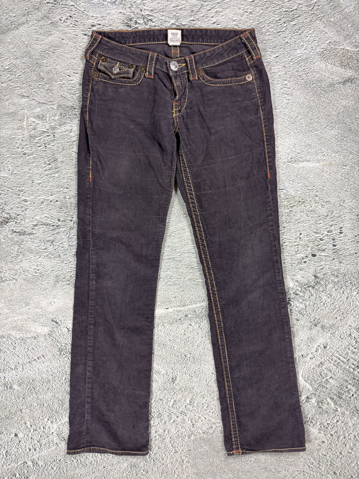 True Religion True Religion Billy Big T jeans cords corduroy pants flared Size US 29 - 6 Thumbnail