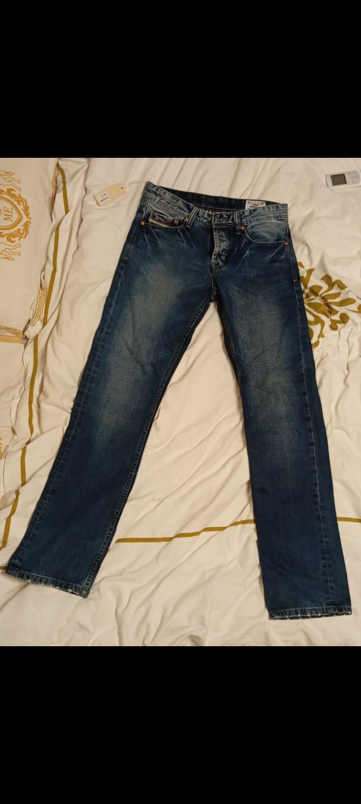 Diesel Diesel Denim Regular Jeans Size US 31 - 5 Thumbnail