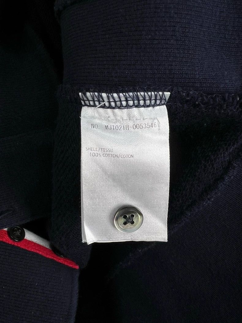 Thom Browne Thom Browne Dark blue long sleeve hoodie Size US L / EU 52-54 / 3 - 5 Thumbnail