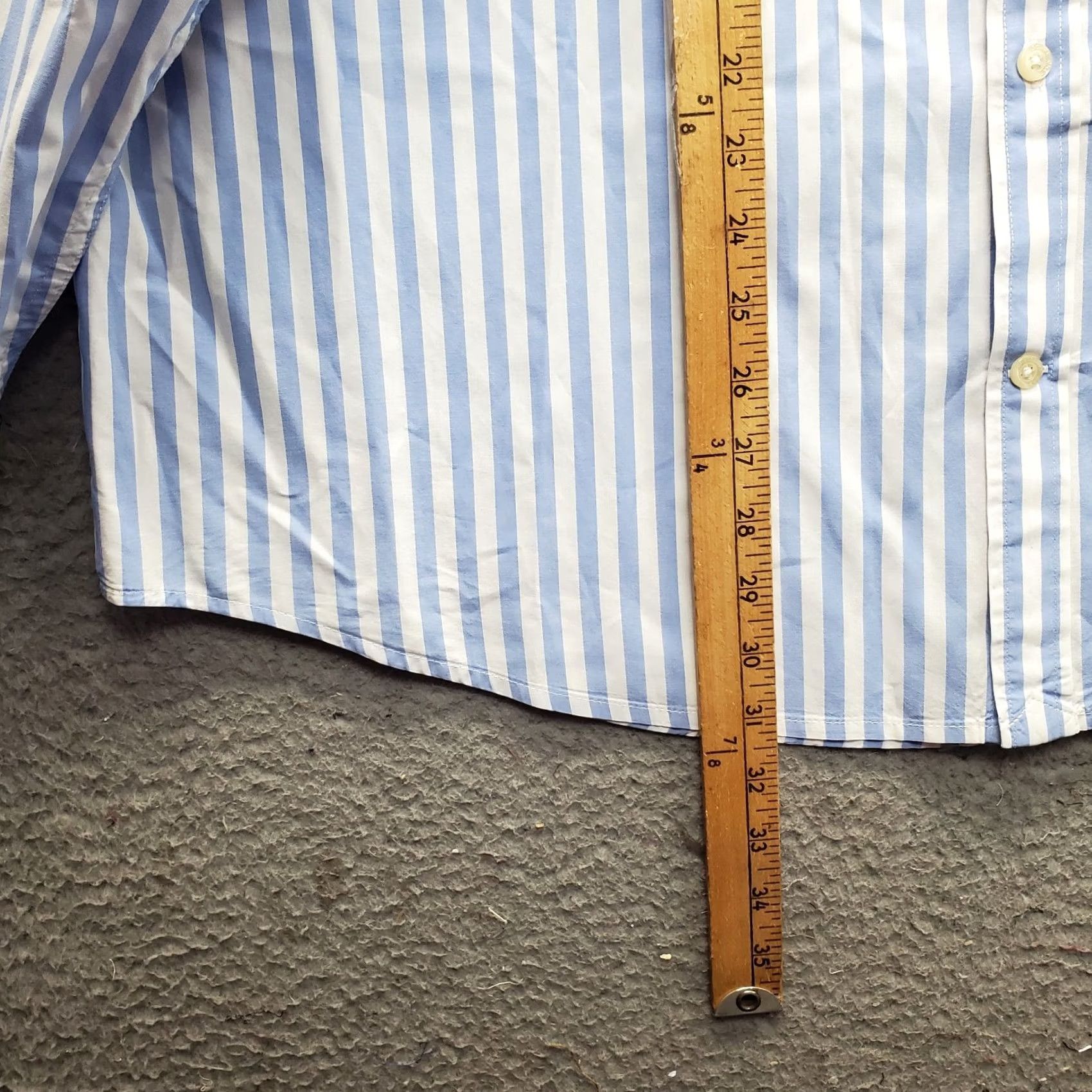 Lands' End Lands' End Dress Shirt Mens XXL Multi Striped Traditional Fit Button Down EUC Shirt Mens Size XXL Multicolor Striped Dress Shirt Size 48R - 4 Thumbnail