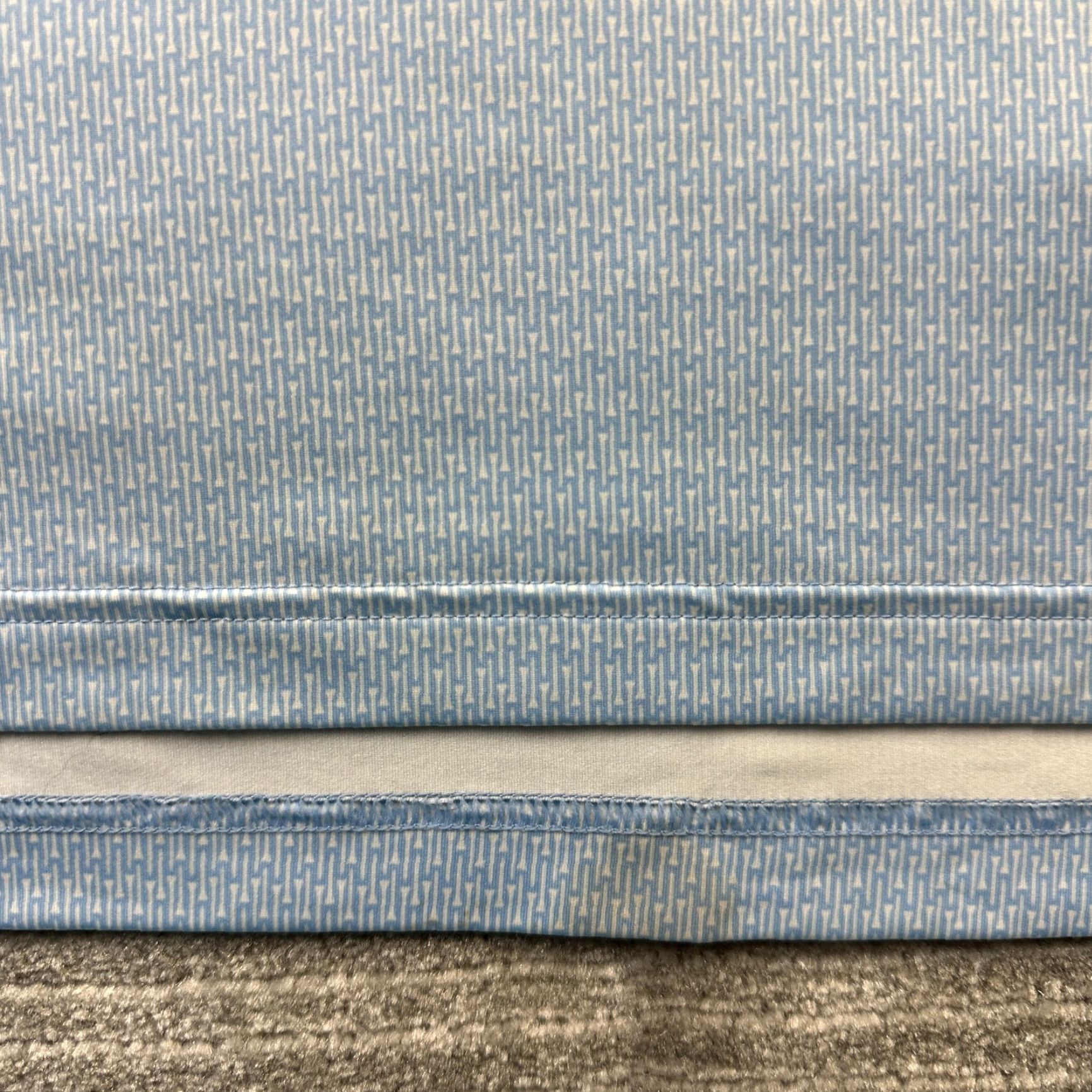Peter Millar Peter Millar Polo Shirt Mens Large Blue Summer Comfort All Over Print Tees Size US L / EU 52-54 / 3 - 4 Thumbnail