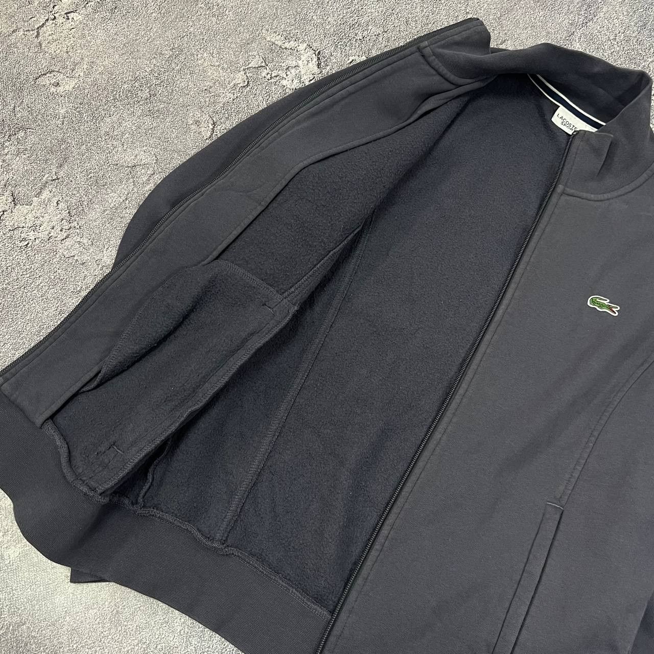 Lacoste Vintage Lacoste Sweater Sweater Waffle Knit Full Zip S Size US S / EU 44-46 / 1 - 11 Thumbnail
