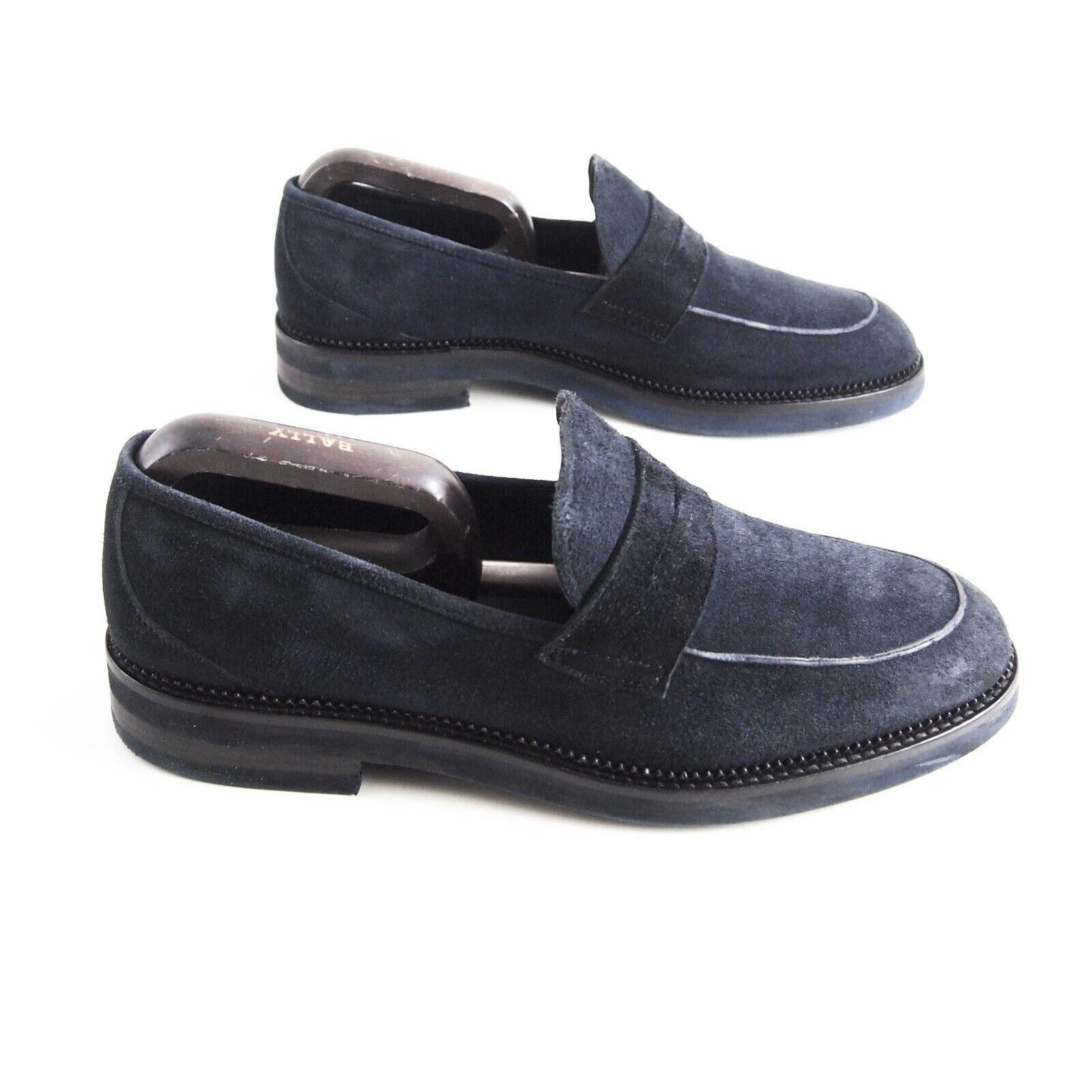 John Galliano John Galliano Penny Loafers Blue Suede Mens Size US 9 EU 42 Size US 9 / EU 42 - 4 Thumbnail