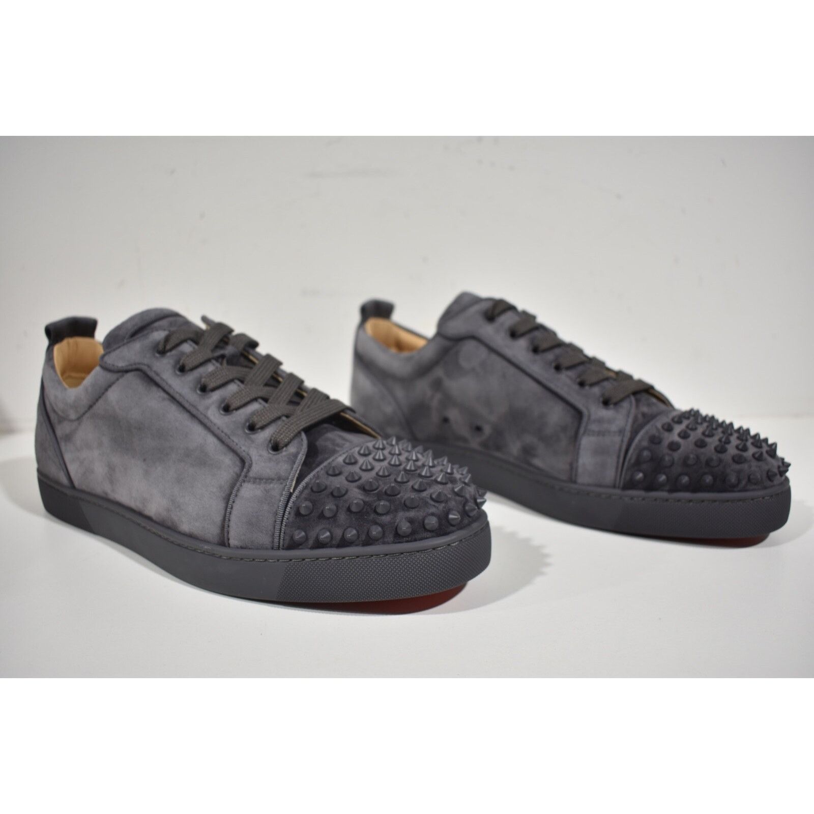 Christian Louboutin Christian Louboutin Louis Junior Spikes Orlato Flat Smoky Size US 14 / EU 47 - 4 Thumbnail
