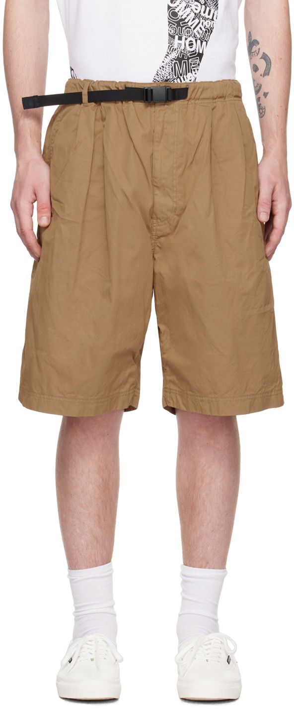 Comme des Garcons Homme o1mle1024 Belted Shorts in Brown Size US 30 / EU 46 - 1 Preview